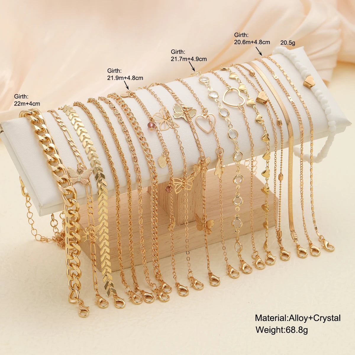 Ensemble Bracelets Cheville Bohème