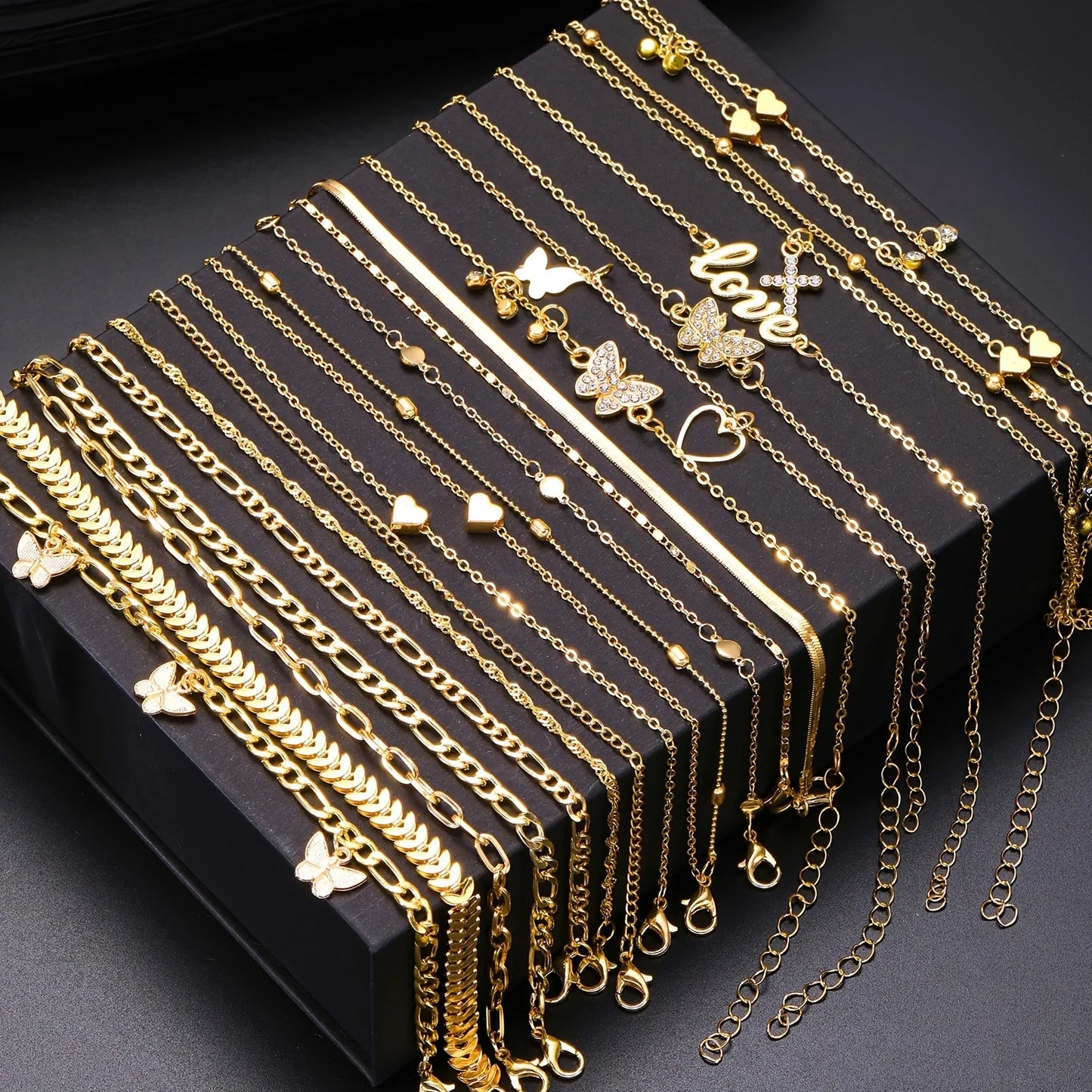 Ensemble Bracelets Cheville Bohème